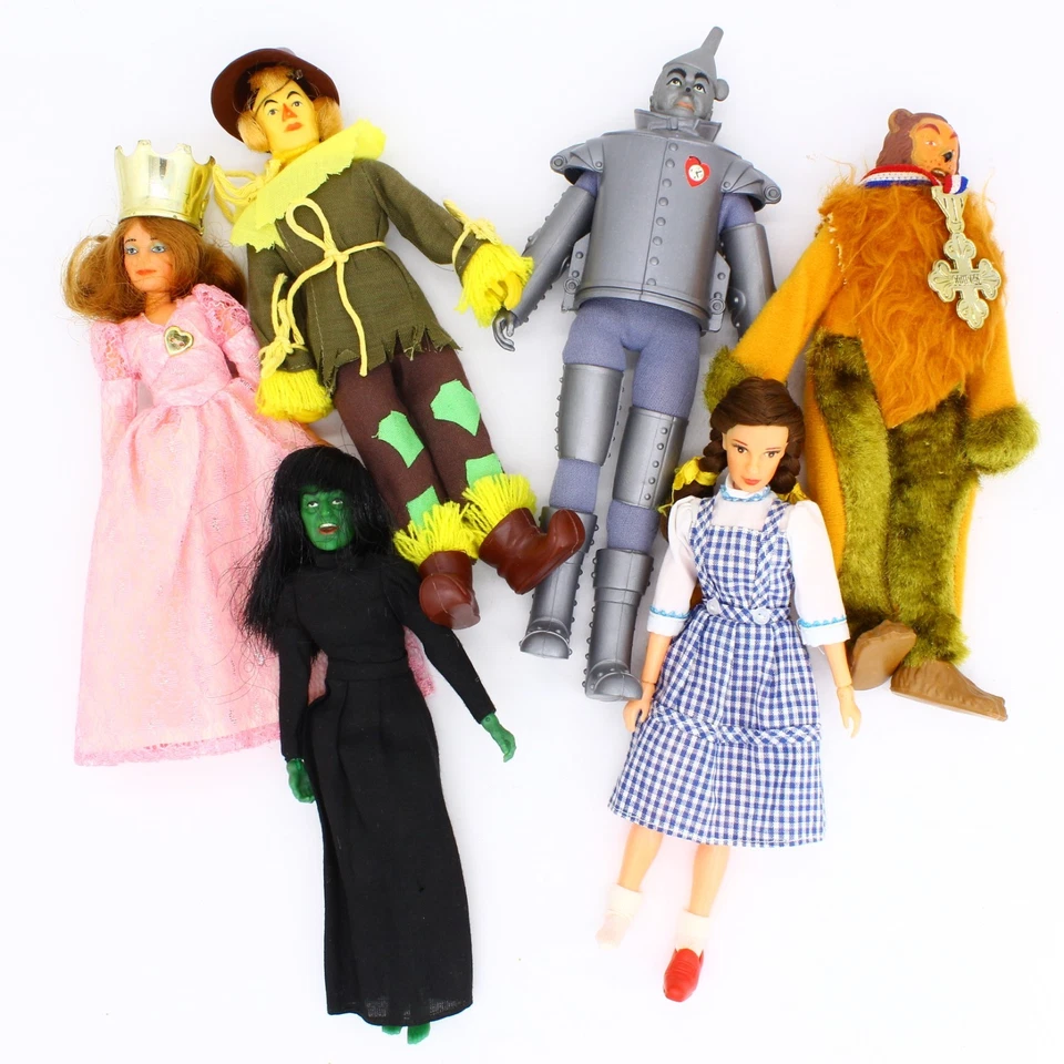 Juego de 6 figuras vintage 1973 MEGO Mago de Oz 8" Tin Man Dorothy Glinda Lion Foto 1 de 4