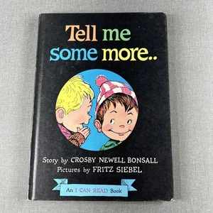 Tell Me Some More by Crosby Newell Bonsall Hardcover 1961 Hardcover Book Harper - Picture 1 of 7