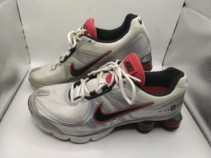 Nike Shox Experience 2 White Metallic Silver Running Sneakers Size 9.5 2008 VTG - Bild 1 von 17