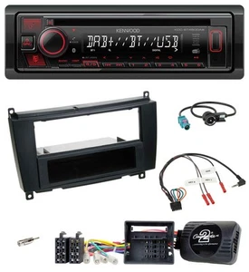 Kenwood Lenkrad CD USB Bluetooth DAB Autoradio für Mercedes CLK C209 A209 2004-2 - Bild 1 von 9