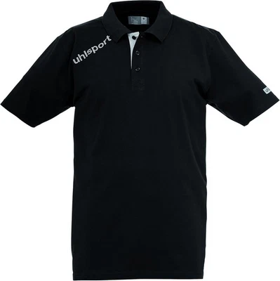 Uhlsport Hombres Camisetas de Práctica Polo Esencial, Negro, XXS Foto 1 de 3