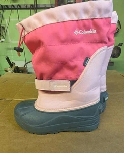 Columbia Pink Winter Boots Waterproof Outerwear Girl's 5 VGC - Picture 1 of 9