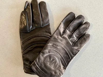 MICHAEL KORS BLACK LEATHER GLOVES ~ NWOT ~ SIZE LARGE - Image 1 of 4
