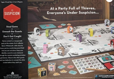Suspicion - A Game of Secret Identity & Deduction 10+ 2 to 6 Players Board Game - Image 1 of 4
