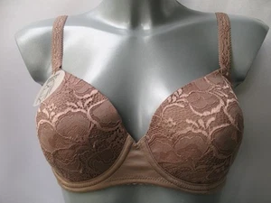 Triumph Shape Feminine Shaper Whp 75 C 75C Cup Bra Quiet Brown - Picture 1 of 3