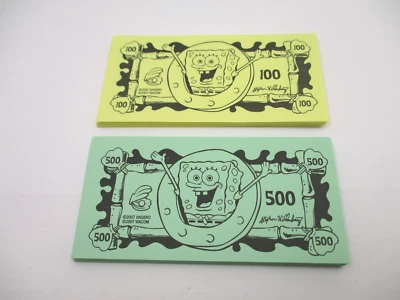 Operation Spongebob Squarepants Replacement Parts Pieces MONEY Bills Currency - Image 1 of 3