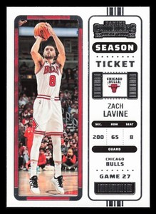 2022-23 Panini Contenders Zach LaVine #42 Season Ticket