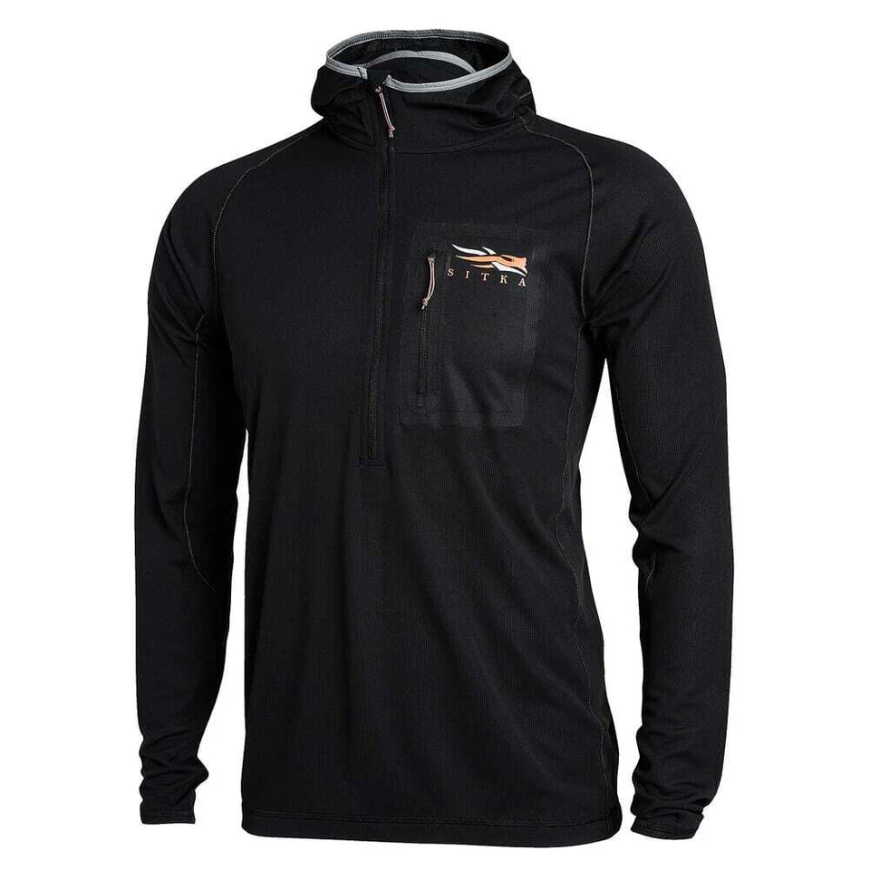 Sudadera con capucha Sitka CORE Lt Wt Sitka negra XXX grande 10066-BK-3XL Foto 1 de 1