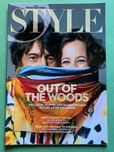 Sunday Times STYLE 4-October-2009 RONNIE LEAH WOOD Blue Sol Campbell Danny Dyer - Picture 1 of 2