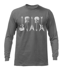 Music Band Guitar Instrument Long Sleeve - Picture 1 of 13
