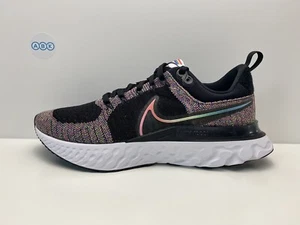 Nike React Infinity Run Flyknit 2 BE TRUE Black Running Gym UK Size 8 EUR 42.5 - Bild 1 von 22