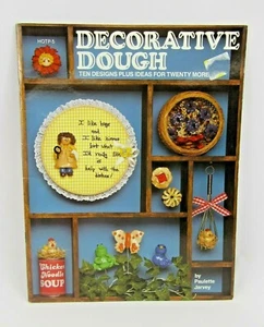 DECORATIVE DOUGH Design Pattern Book by Paulette Jarvey (1984) Hot Off The Press - Picture 1 of 3
