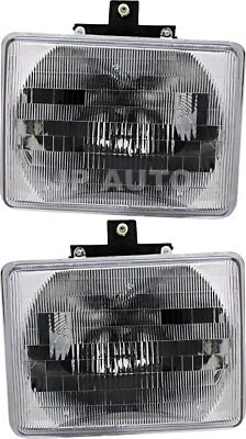 Juego de faros halógenos para Ford Aerostar 1992-1997 lado conductor y pasajero Foto 1 de 4