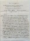 1811 Lettera Luigi Doria Societa' Romana Agricoltura Contigliano Rieti