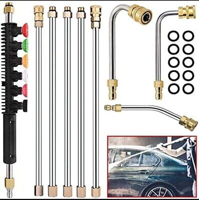 Pressure Washer Extension Wand Set 4000PSI 1/4 Inch Quick Connect • 129£