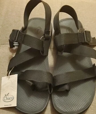 Chaco Lowdown 2 Sandals Black Adjustable Straps Men's Size 13/46 New - Image 1 of 4
