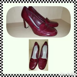 Women's Red Patent Leather Nickles Pumps Sz 9M - Picture 1 of 4