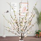 Florisso Cherry Blossom Branches, Long Stem Artificial Flowers for Tall Vase, 47