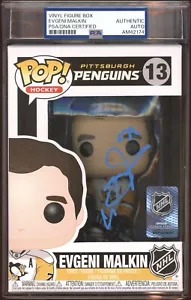 Evgeni Malkin firmato NHL Funko Pop #13 Psa/Dna incapsulato Pittsburgh Penguins - Foto 1 di 2