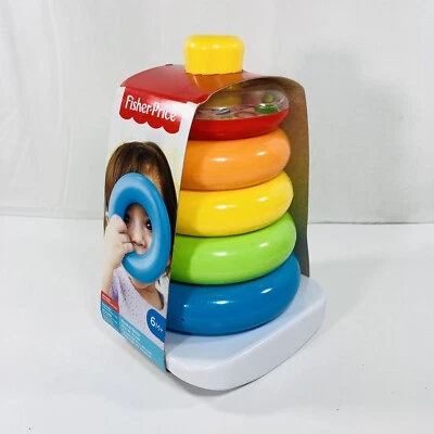 Fisher-Price Clásico Rock-a-Stack Bebé Juguete Roly-Poly Anillo Apilable Nuevo Foto 1 de 4