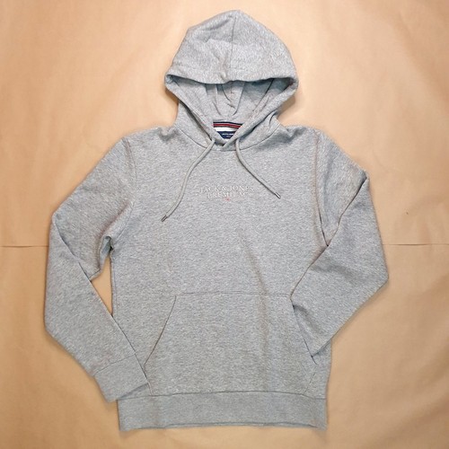 SACAI Felpa con cappuccio Jack & Jones Premium taglia M uomo grigia felpa floccata