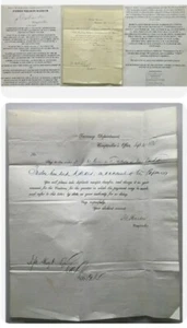 SIGNED WAR 1812 DUEL MAJOR PRESIDENT VAN BUREN TREASURY MAYOR PHILA POET LETTER - Picture 1 of 4