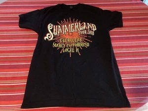 Summerland Tour 2018 Everclear Marcy Playground & Local H Medium Black T-Shirt! - Picture 1 of 6
