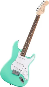 seafoam green SATIN FINISH SQUIER by Fender - new LUTHIER SET UP w/extras wow! - Picture 1 of 5