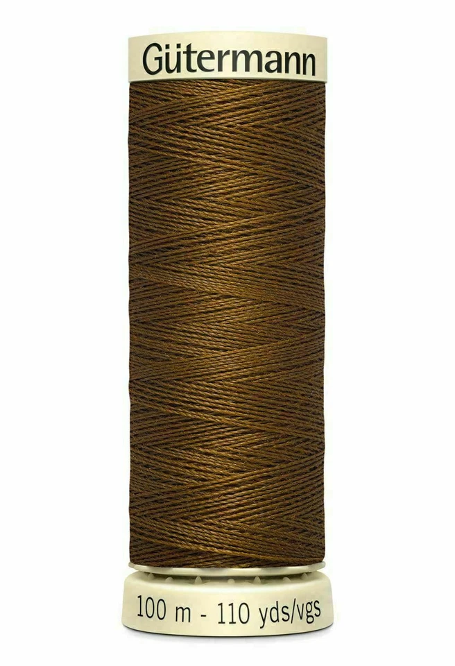 Gutermann Sew-all polyester Thread 100m 110 yards - 19 Tobacco Sheaf - Image 1 of 1