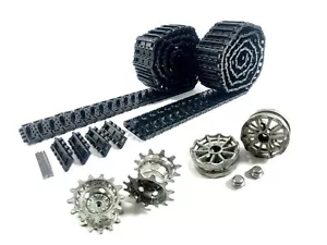MATO 1:16 Metal Track Sprocket Idler Wheel Upgrade Henglong 3958 RC Merkava Tank - Picture 1 of 9