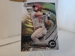 Bowman Platinum Top Prospects Ice 2022 #TOP-100 Matheu Nelson Cincinnati Reds - Imagen 1 de 2