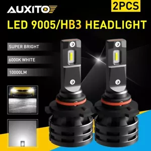 AUXITO 9005 HB3 LED Headlight Bulbs Canbus 6000K White High Low Beam Lamps EON - Picture 1 of 11