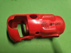 SNAP-ON TOOLS CT4410 3/8" CORDLESS IMPACT TOOL PROTECTIVE BOOT COVER ORANGE OEM - Picture 1 of 4
