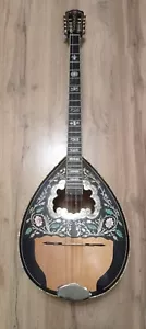 Greek Bouzouki with HARDCASE & PICK UP & TUNER & 300 BACKING TRACK WITH SCORES - Picture 1 of 13