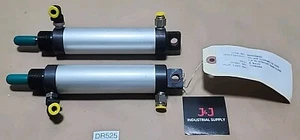*NEW SURPLUS* [2] Clippard CS-3245 Pneumatic Cylinder 1/4" Fittings + Warranty! - Picture 1 of 12