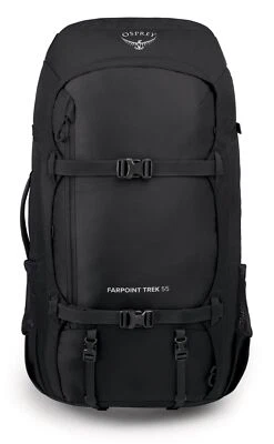 Osprey mochila Farpoint Trek 55 Nero - Imagen 1 de 4