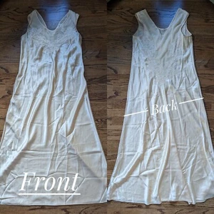 Vintage Victoria's Secret Pink Heart Label Long Nightgown Slip Wedding Dress Y2K - Picture 1 of 8
