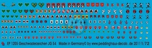 Peddinghaus 1/72 Luftwaffe JG 54 Grunherz (Green Heart) Squadron Markings 1205 - Picture 1 of 1