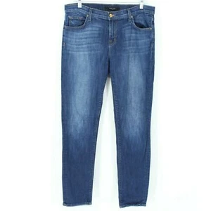 J Brand Jeans Womens 28 Jake Boyfriend Dark Wash Stretch Denim Casual Loose Blue - Picture 1 of 10