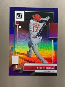 2022 Panini Donruss - Shohei Ohtani #147 Holo Purple - Imagen 1 de 2