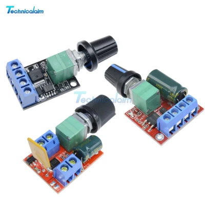 Mini 5A/3A Motor PWM Speed Controller 3V/4.5V-35V Control Switch LED Dimmer - Bild 1 von 4