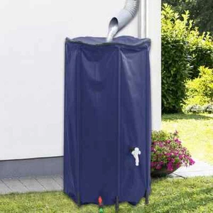 Wassertank mit Wasserhahn Regenwassertank Regentonne Faltbar 380L PVC vidaXL - Bild 1 von 11
