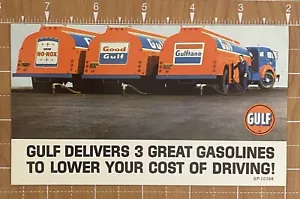 GULF BENZIN WERBUNG TINTENLÖSCHER - LIEFERMANN & DREI GULF BENZIN LKW - Bild 1 von 2