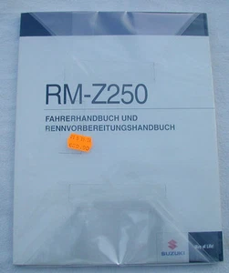 SUZUKI RMZ 250 Bj.012 Reparaturanleitung-Handbuch Fahrerhandbuch - Bild 1 von 1