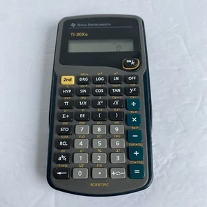 Texas Instrument TI-30Xa Calculadora Científica Solar Probada Funcionamiento Estudiante Matemáticas - Imagen 1 de 4