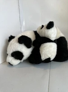 Peluche realistico orso panda mamma e bambino MTY International 15" - Foto 1 di 20