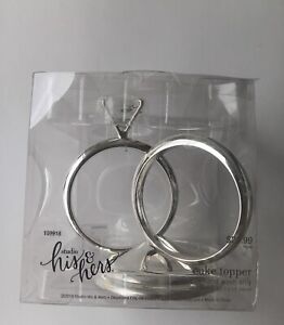 Two Rings Wedding Cake Topper Studio His And Hers 2018 In Original Packaging