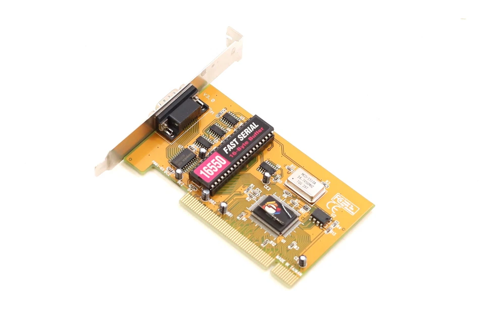 SIIG 16550 Single-Port RS-232 PCIe Serial Card P/N: JJ-P01012 Tested Working - Image 1 of 4