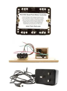 TRAIN TECH PCZ DCC QUAD POINT MOTOR CONTROLLER & TRANSFORMATOR - Bild 1 von 9