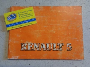 LIBRETTO USO E MANUTENZIONE RENAULT 5 - EDIZIONE 1983 - ORIGINALE - Foto 1 di 2